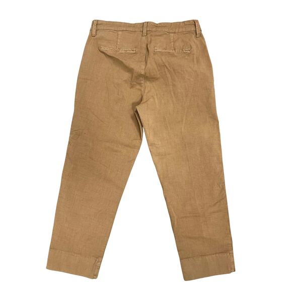 PISTOLA Capri Pants in Khaki Size‎ 29 Zip Fly Tapered Leg Flat Front Pockets - Picture 3 of 4